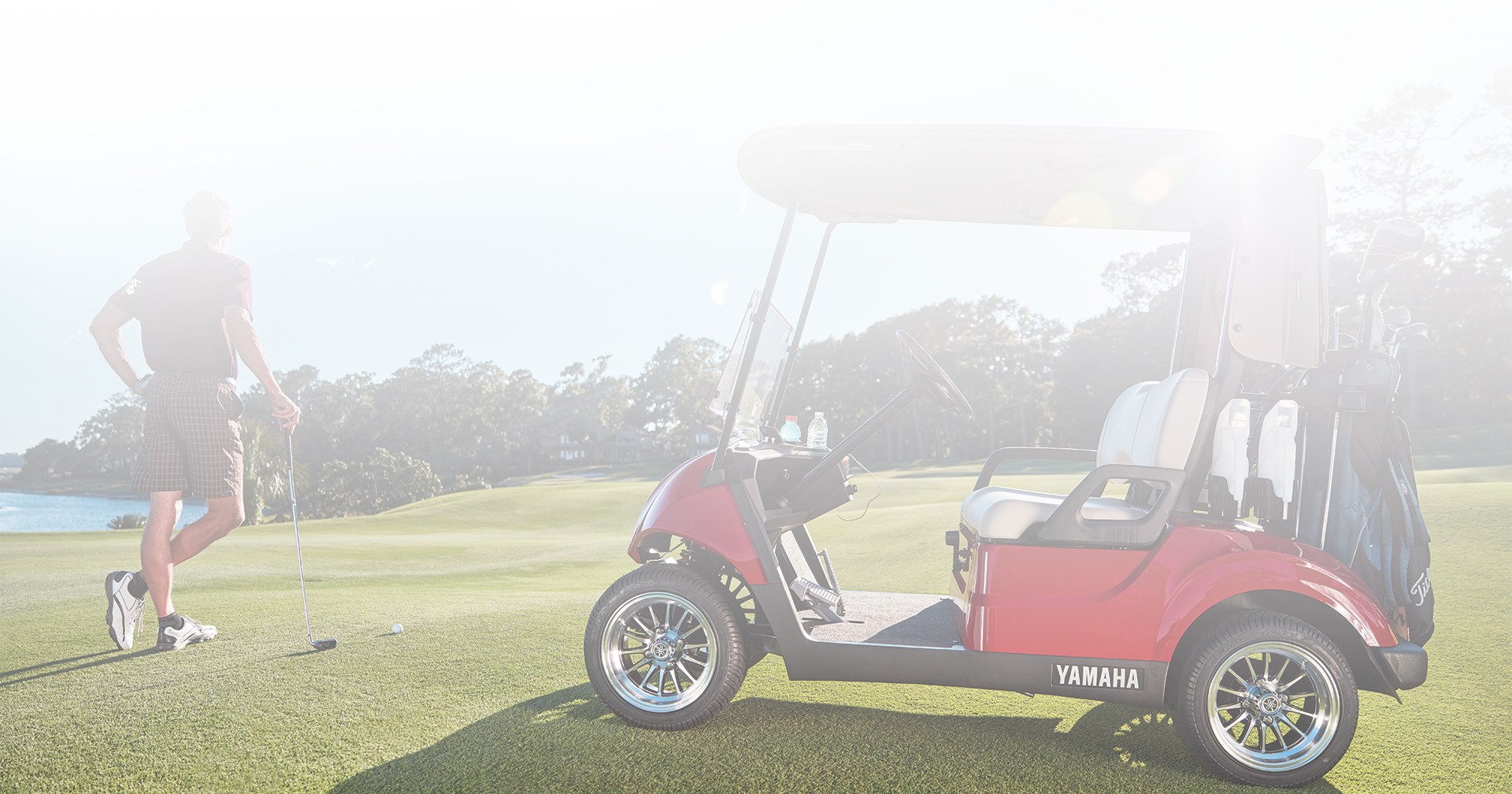 20 February, - Golf Cart (1920x1008), Png Download
