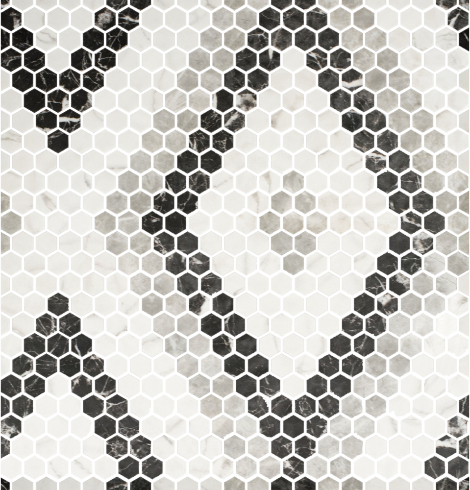 Hex Pattern - Hex Pattern 6 Onix (959x1000), Png Download
