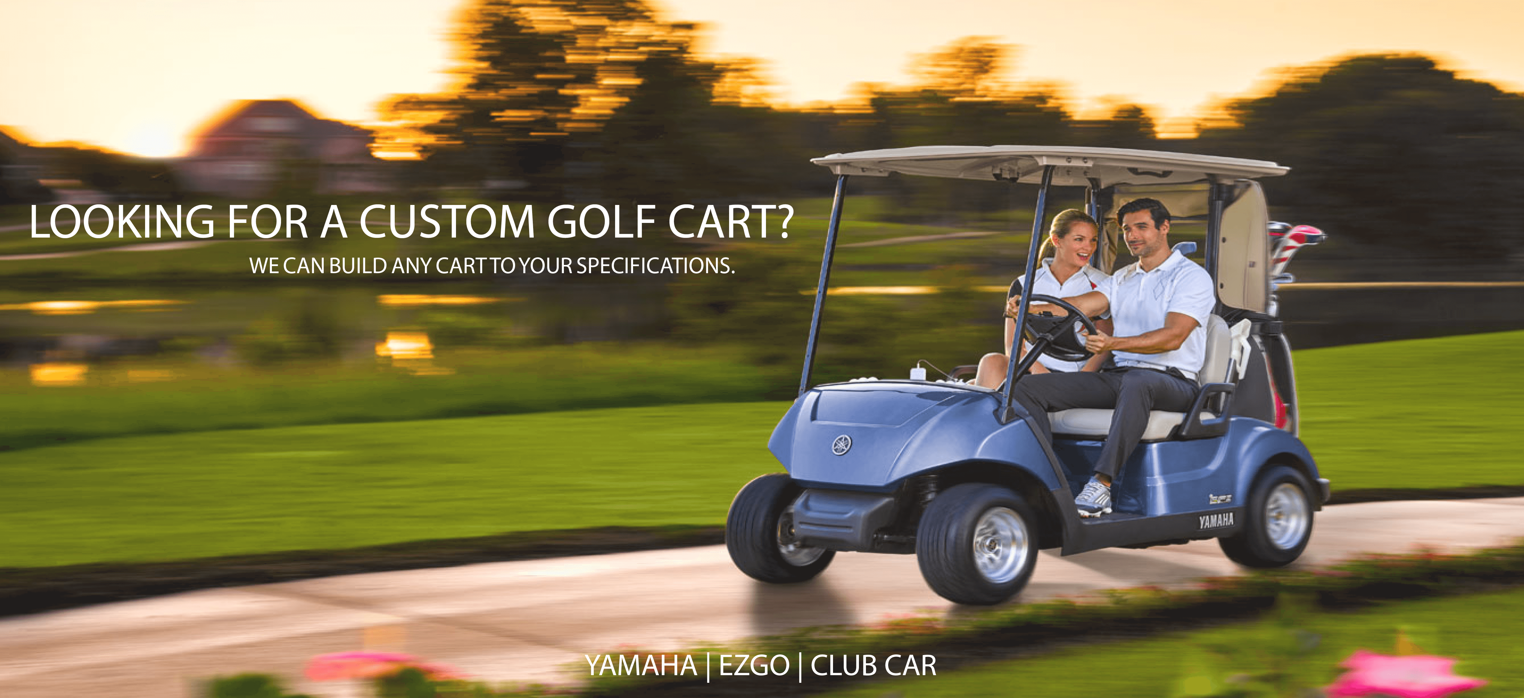 Shop Now - Golf Cart (5000x2292), Png Download