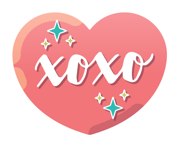 Xoxo Heart - Heart (600x600), Png Download
