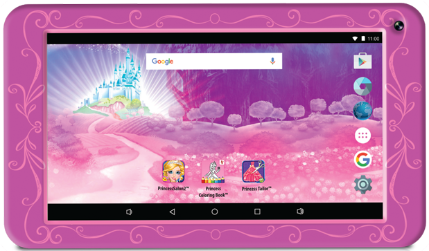 Estar 7“ Themed Tablet Pink P - E Star Themed Tablet (772x680), Png Download