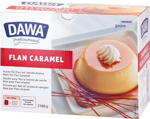 Flan Au Caramel Dawa - Dessert (600x600), Png Download