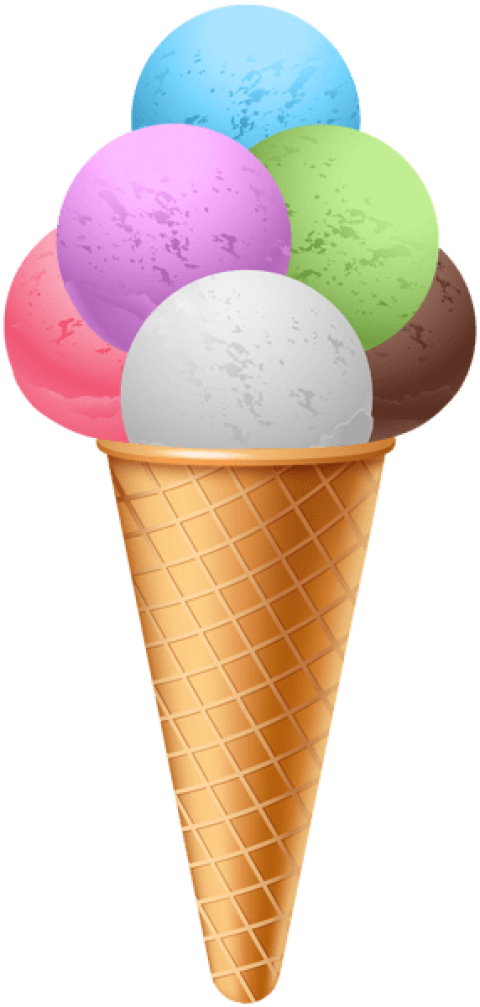 Free Png Download Big Ice Cream Cone Png Images Background - Clipart Of Ice Cream Cone (480x1007), Png Download