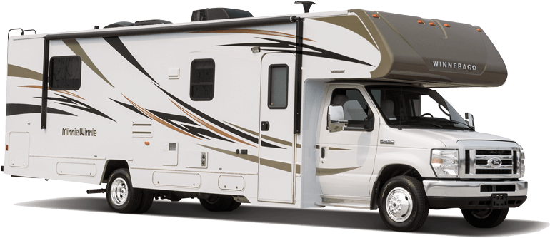 Motor Homes - Winnebago Minnie Winnie (800x389), Png Download