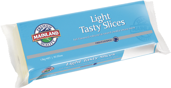 Mainland Light Tasty Slices - Paper (750x573), Png Download