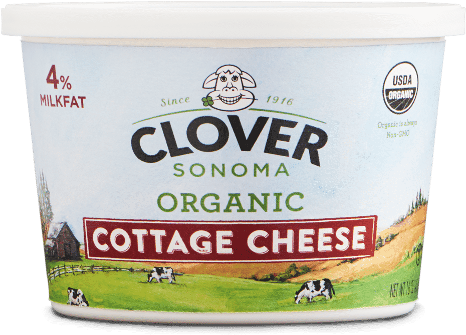 Organic Cottage Cheese 4% Milkfat - Goat (957x702), Png Download