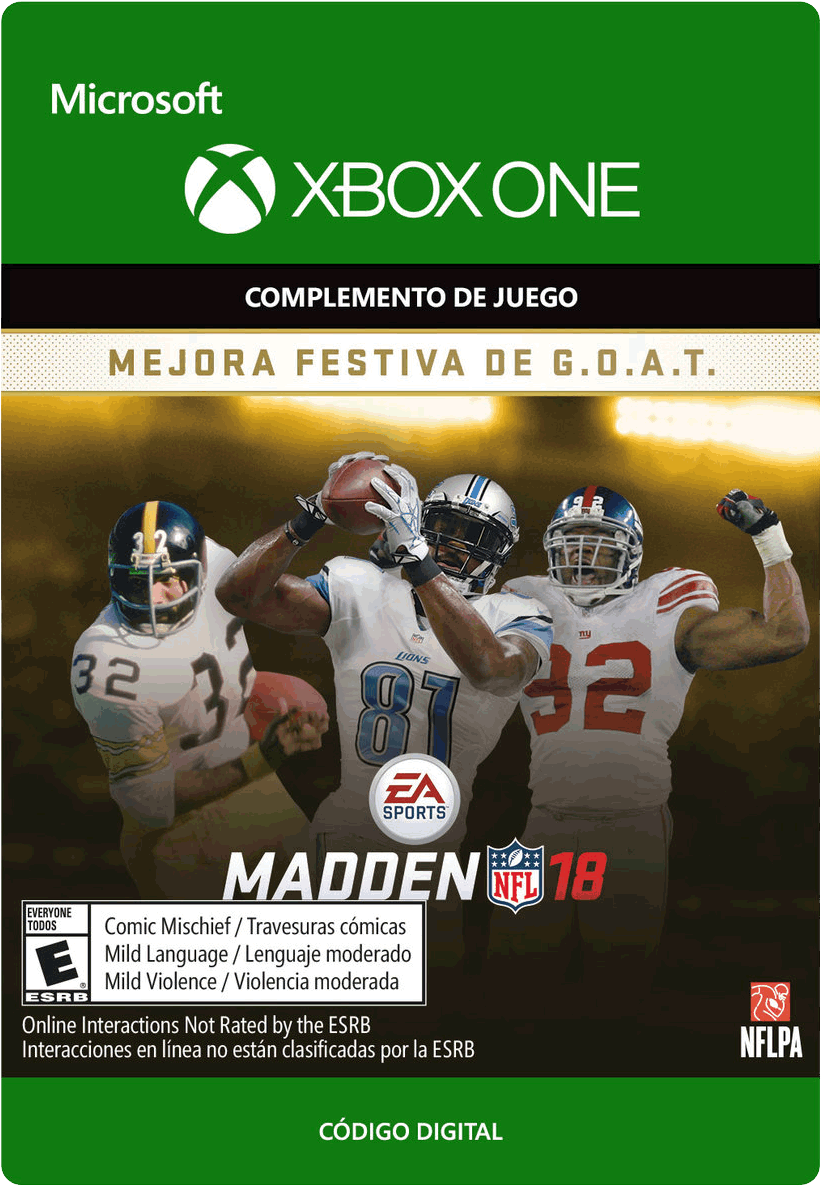 Madden Nfl18 G - Nhl 2018 Xbox One (955x1336), Png Download