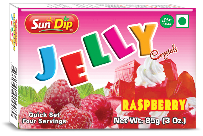 Sundip Raspberry Jello Halal) - Frutti Di Bosco (750x559), Png Download