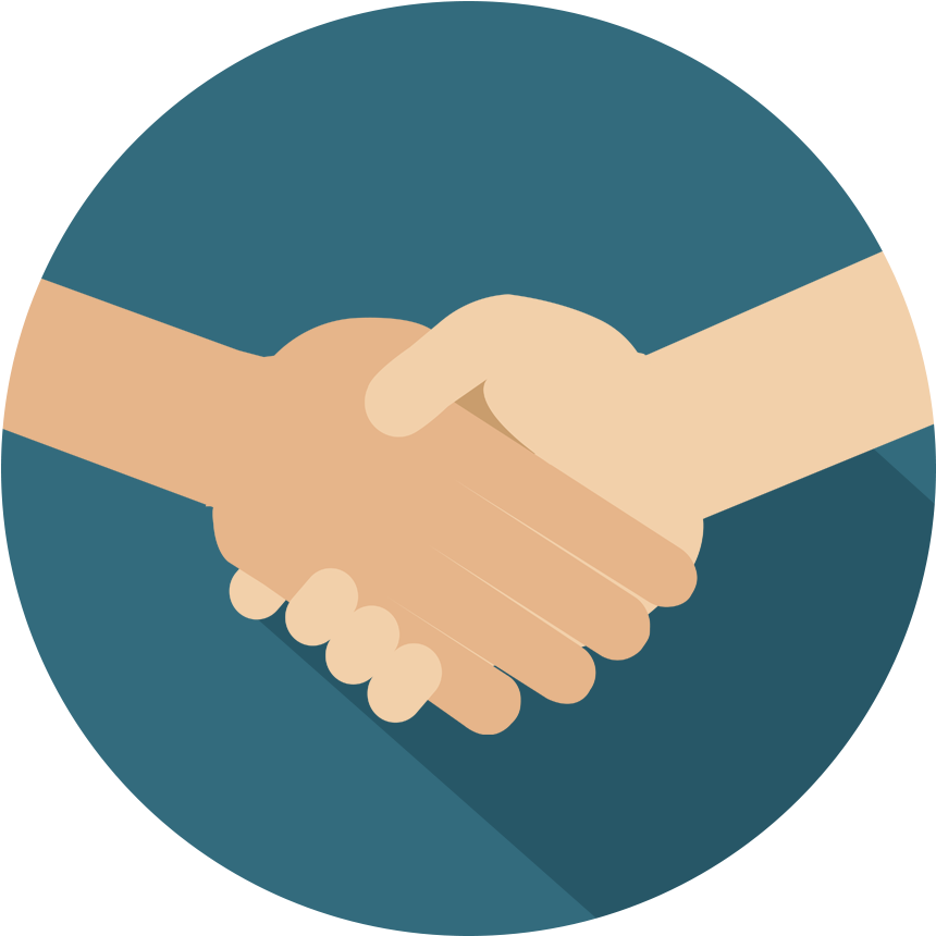 Manos Saludo - Illustration (1000x1000), Png Download