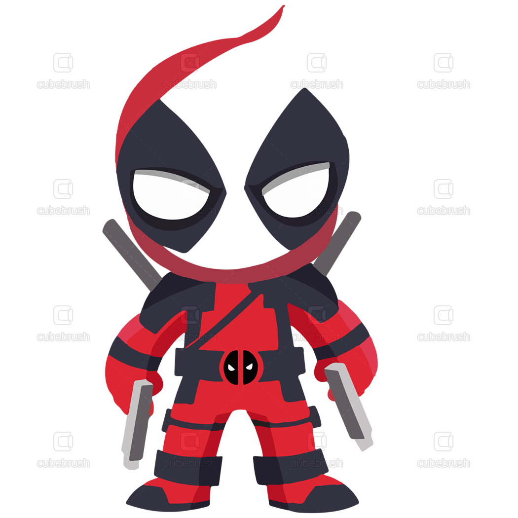 $2 - Deadpool Vector (1050x1050), Png Download
