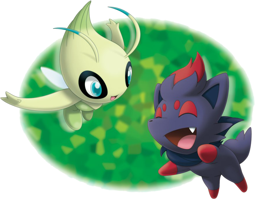 Celebi Zorua (987x768), Png Download