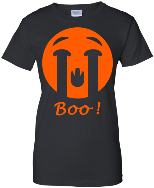 Funny Halloween Crying Face Emoji - Chihuahua Tee Shirts (600x600), Png Download