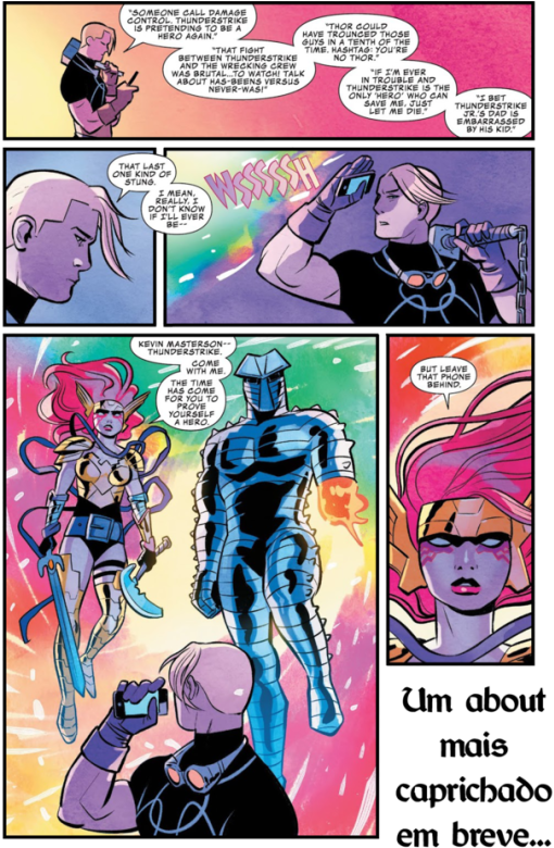#thunderstrike#marvel Comics - Comics (527x810), Png Download