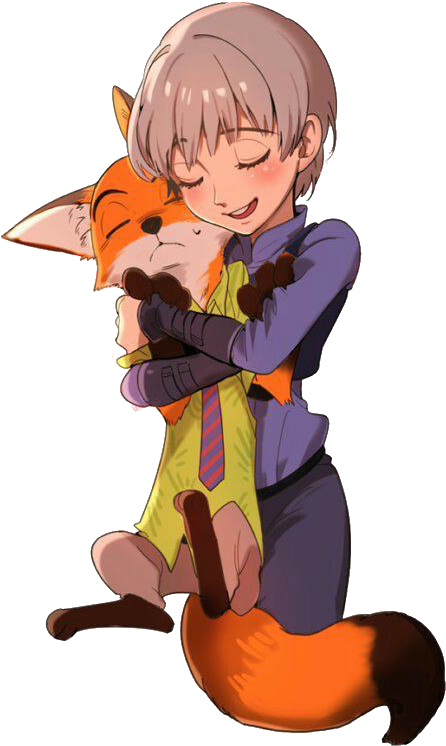 Judy Hopps X Nick Wilde (577x812), Png Download
