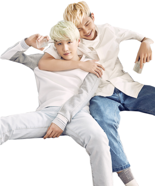 84 Images About Png Bts On We Heart It - Suga Và Rap Monster (500x647), Png Download