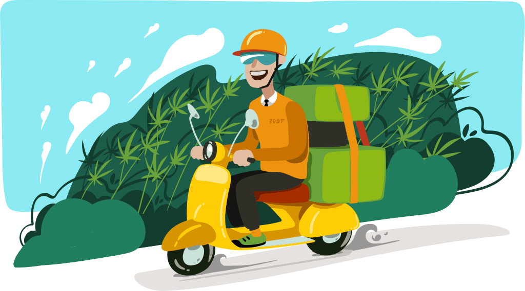 Obtaining Weed - Illustration (1024x569), Png Download