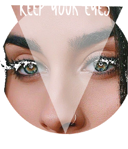 Model Image Graphic Image - Eye Shadow (636x1431), Png Download