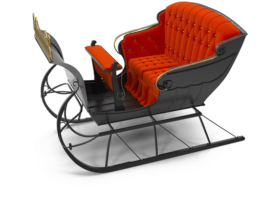 Sleigh Png Hd Image - Studio Couch (600x600), Png Download