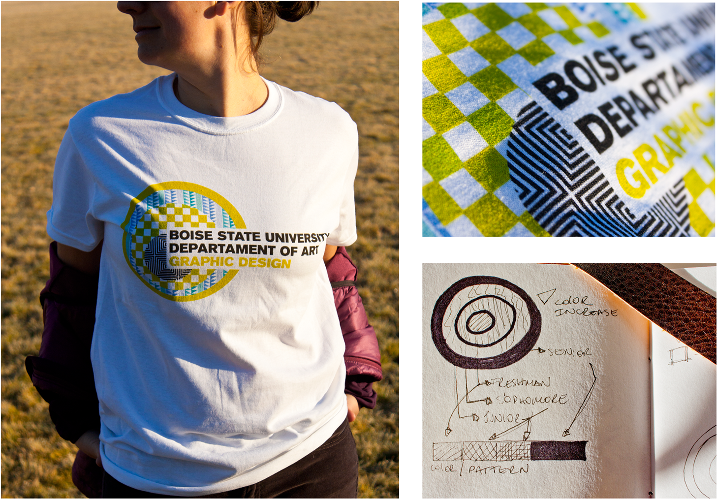 Boise State Department Of Art T-shirt (1920x1133), Png Download