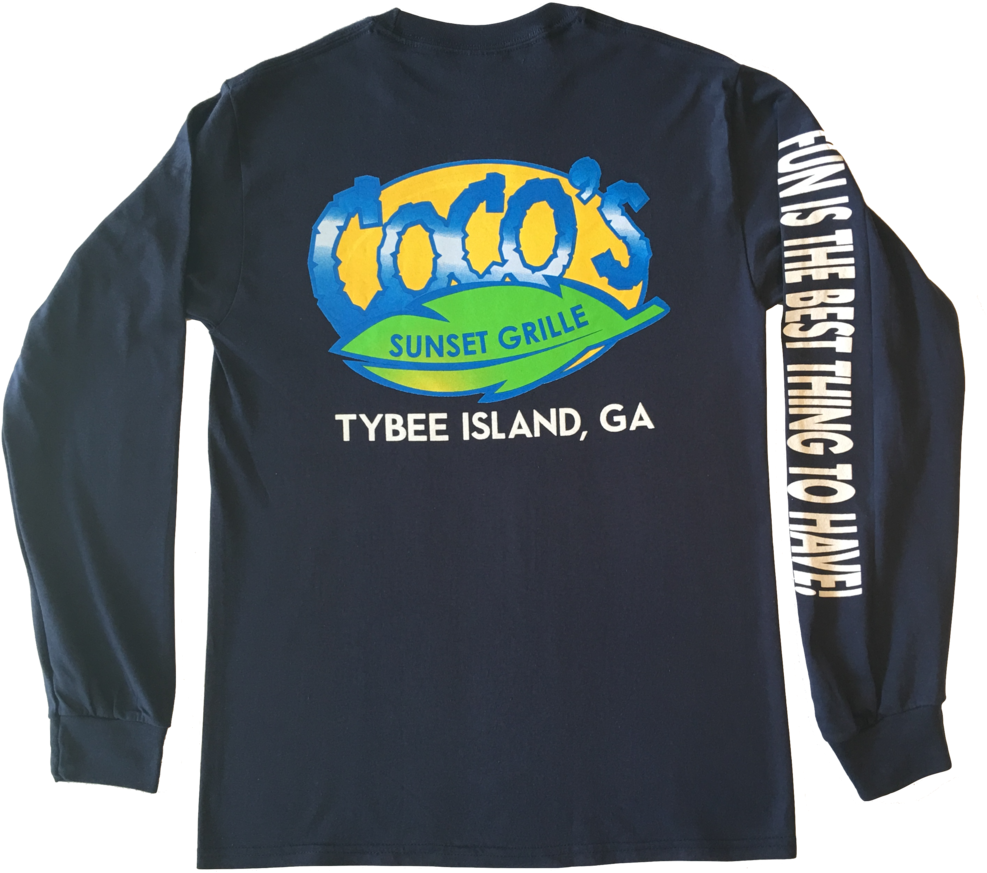 Logo Tshirt Ls Navy Back - Shirt (1000x904), Png Download