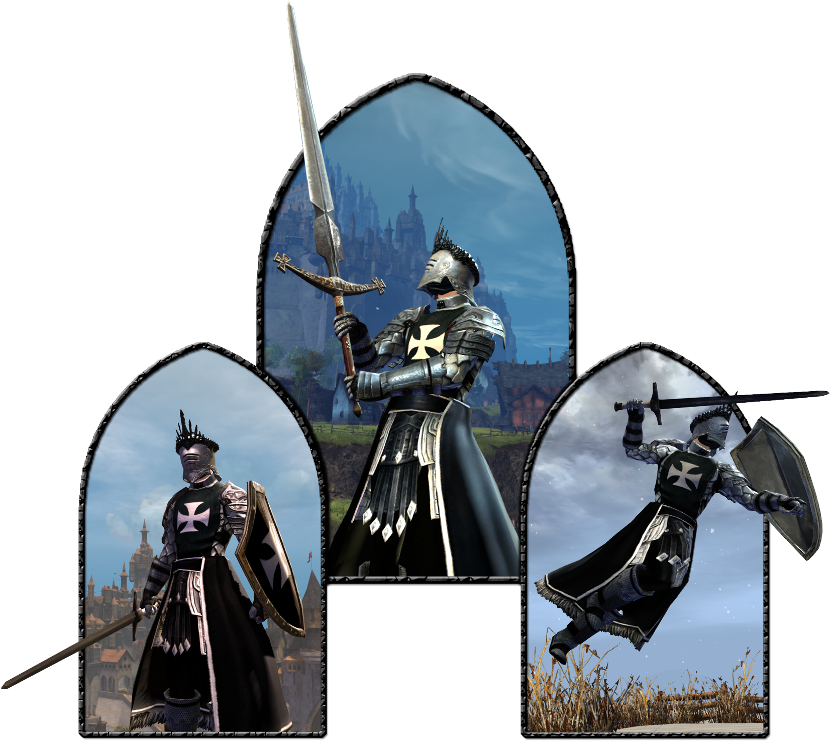 Guild Wars - Action Figure (1734x1547), Png Download