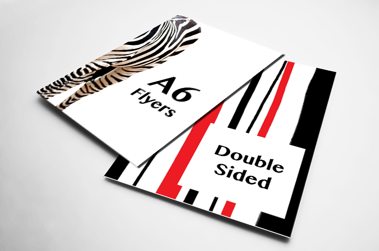 A6 Flyers Double Sided - Flyer (750x497), Png Download