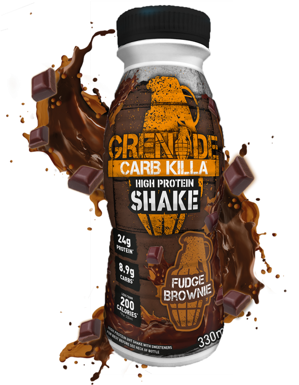 Fudge Brownie Shake - Grenade Carb Killa Shake Peanut (800x800), Png Download