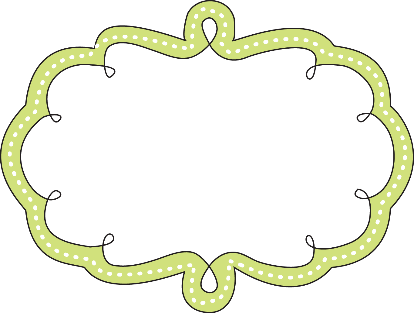 Png, Doodles, Adhesive, Tags, Note, Christening, Frames, - Pink Cute Border Png (1365x1030), Png Download