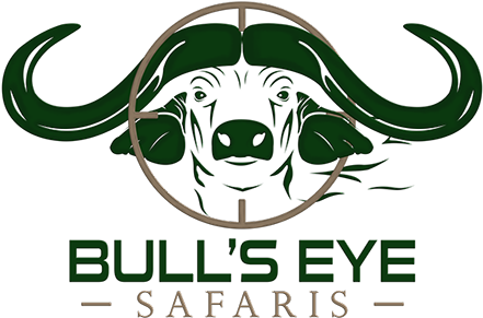 This Is The Logo Of Bull's Eye Safaris - Bull's Eye Safaris Hunting Camp (468x319), Png Download