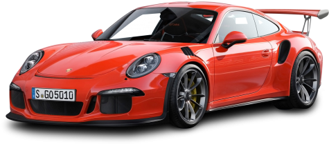 Red Porsche 911 Gt3 Rs 4 Car Png Image - Porsche 911 Gt3 Rs Png (500x240), Png Download
