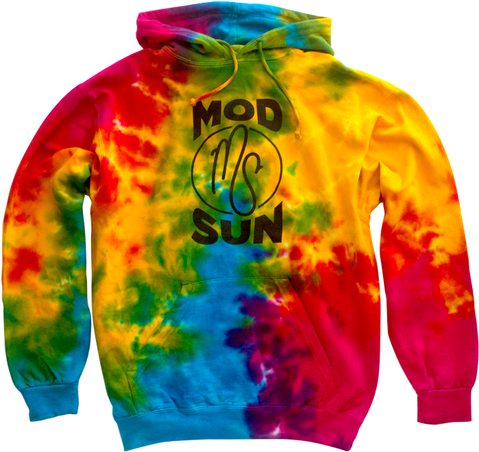 [ships In 2 Weeks] Mod Sun Tye Dye Hoodie - Mod Sun Tie Dye Hoodie (750x750), Png Download