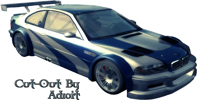 Need For Speed Car Free Cut Out - Nfs Bmw M3 Gtr Meme (800x450), Png Download