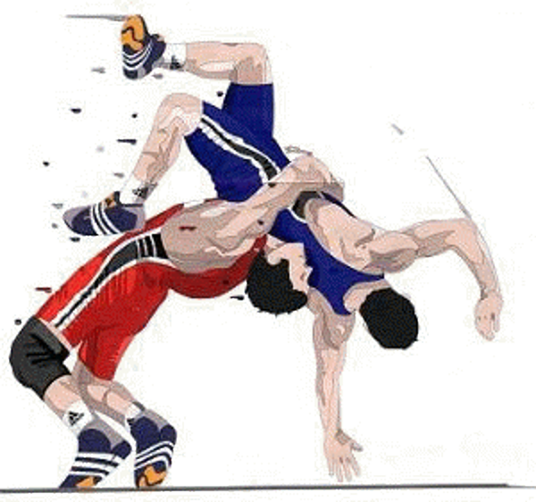 Wrestling Png Photos - Wrestling Png (600x562), Png Download