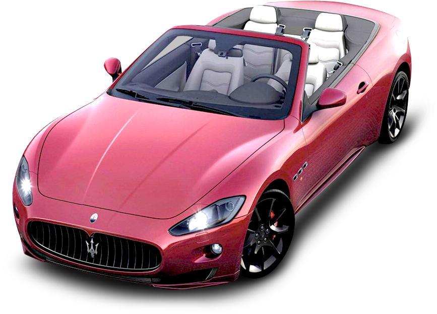 Red Maserati Grancarbio Sport Car Png Image - Maserati Grancabrio Sport (500x361), Png Download