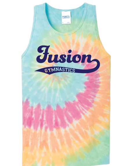 Fusion Gymnastics Tie Dye Tank Top - Tie-dye (576x576), Png Download