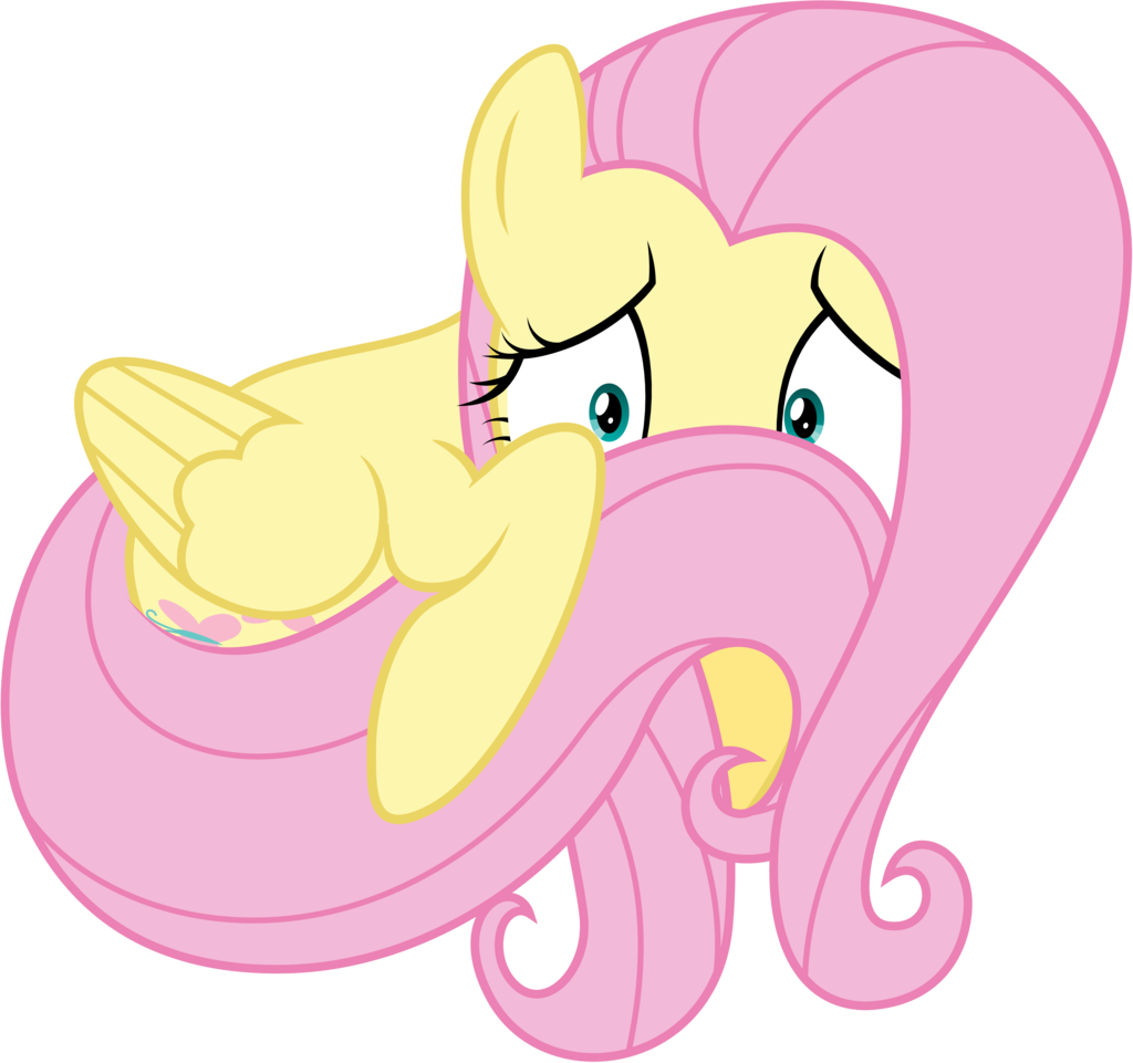 Fluttershy By Techrainbow On Deviantart - My Little Pony Fluttershy Shy (1024x961), Png Download