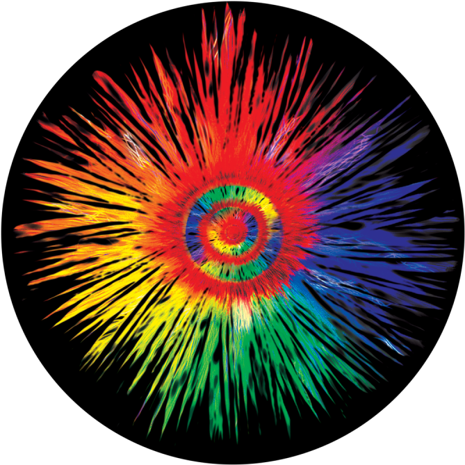 Tie Dye Eye - Apollo Design Cs-0011 Apollo Tie Dye Eyeglass Gobo (800x800), Png Download