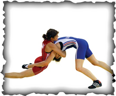 Freestyle Wrestling Png Image Background - Symbol Of Gaia Greek Goddess (439x366), Png Download