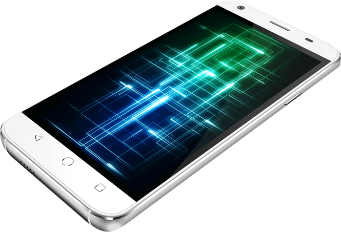 White X4 Smartphone - Nuu Mobile X4 - 16 Gb - White - Unlocked (665x453), Png Download