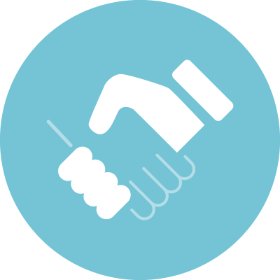 Closing The Interview - Facebook Icon Png Aqua (400x400), Png Download