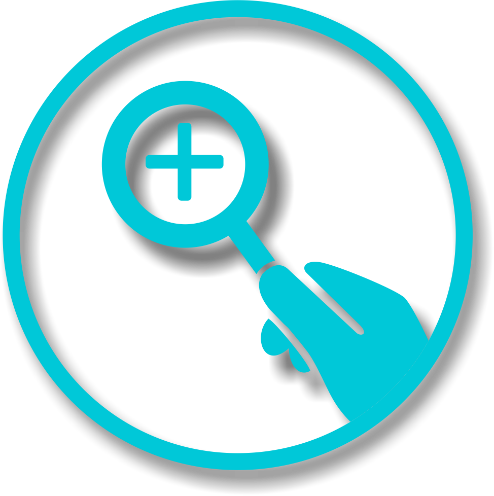 Icono Lupa Signo Mas - Icon (974x978), Png Download