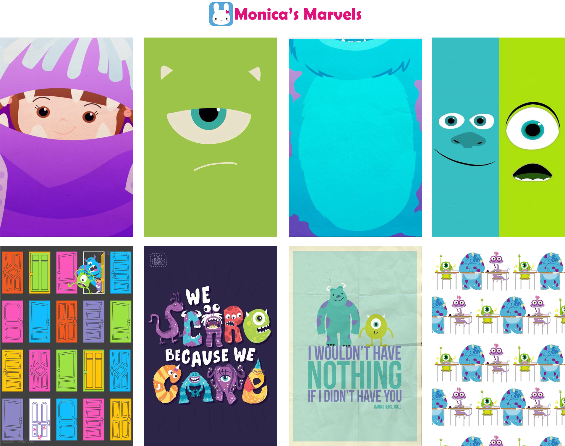 Monsterincfullboxes Mifunctional Thp Mdnmiheaders Checklistmi - We Scare Because We Care Laptop Sleeve - 13" (2250x1650), Png Download