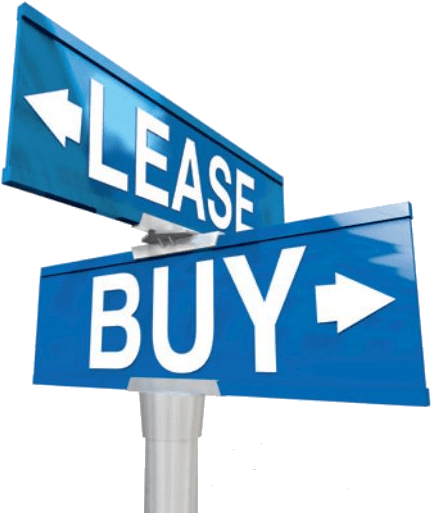 Lexus Lease Buy Signs - Lease Or Buy (448x524), Png Download