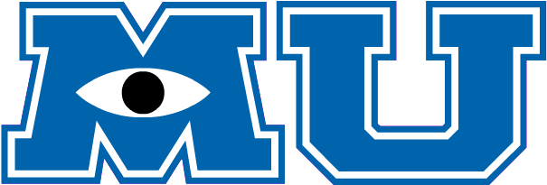 Monsters Inc Logo Png Download - Monster University Logo Hd (629x228), Png Download