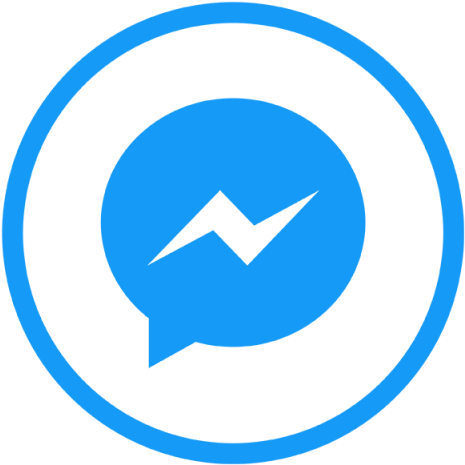 Messenger Logo Icon, Social, Media, Icon Png And Vector - Messenger App (640x640), Png Download