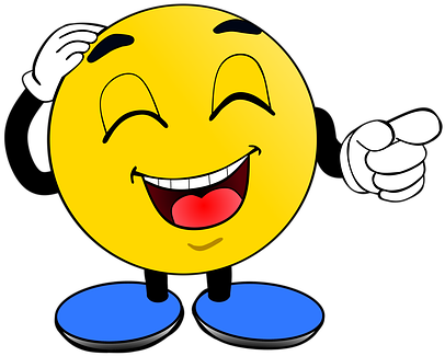 Smiley Laugh At Humor Fun Joy Mockery Anim - April Fools Jokes (461x340), Png Download