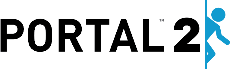 Random Logos From The Section «game Logos» - Portal 2 Logo Png (787x256), Png Download
