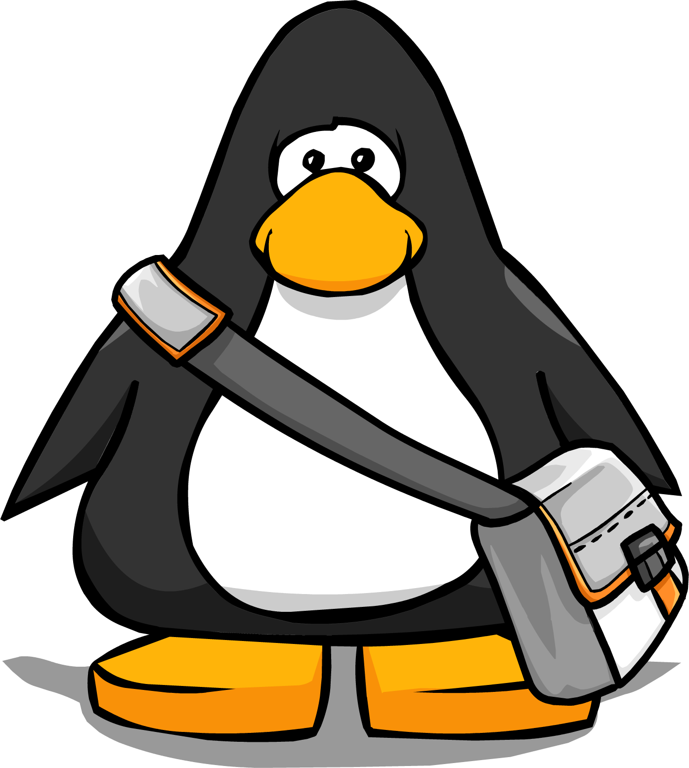 Vinyl Messenger Bag From A Player Card - Club Penguin Messenger Bag (1394x1554), Png Download