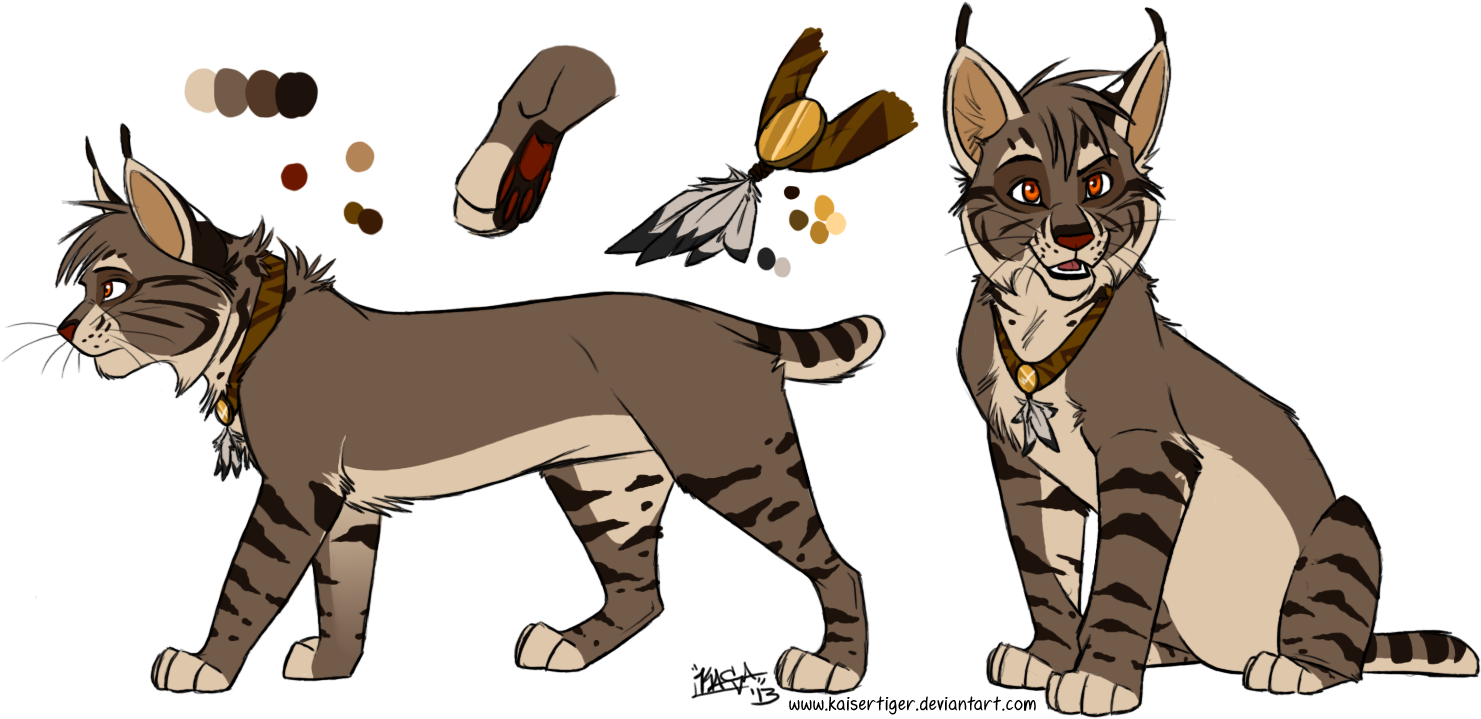 Lynx Clipart Clip Art - Cartoon Lynx (1496x726), Png Download