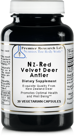 Nz-red Velvet Deer Antler - Premier Research Labs Adrenaven (adrenal Complex) 60 (600x600), Png Download